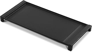 QPD Cast Iron Griddle for Gas Grill - Aftermarket Cast Iron Griddle Replacement for GE Gas Stoves (WB31X24738) - Non-Stick, Easy to Clean & Cook, Compatible with GE JGB6, JGB7, JGB8, JGBS, & JGS