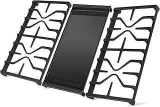 WB31X27151 Side Grates WB31X24738 Stovetop Griddle Replacement for GE General Electric Stove Parts,WB31X24736 Cooktop Grates WB31X24998 Cast Iron Griddle for Stove Top JGBS66REKSS JGB735SPSS Gas Stove