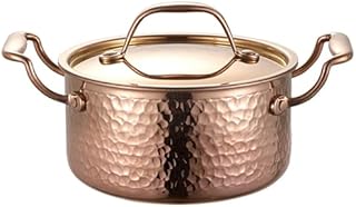 Premium Handmade Copper Cookware Set, Thick Hammered Modern Pots & Pans, Durable Artisan Kitchen Essentials, Stylish Pure Copper Cooking Tools for Chefs