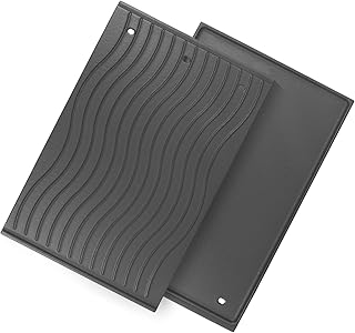 56040 56041 Grill Griddle Replacement Parts for Napoleon PRO 500 Prestige 500 Napoleon LEX Series Reversible Cast Iron Griddle Insert BBQ Grill Accessories