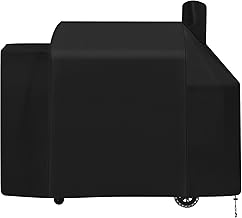 Grill Cover for Pit Boss Pro Series 1600 Wood Pellet Grill Smoker PB1600PS1 PB1600PS3 Sportsman 1600, 600D Heavy Duty Waterproof Fade Resistant Grill Cover for Pit Boss 1600