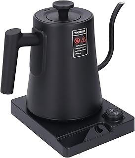 Yinhing Gooseneck Electric Kettle, 1200W Stainless Steel Pour Over Kettle with LCD Display and Precise Temperature Control, for Coffee and Tea Brewing (US Plug 110V)