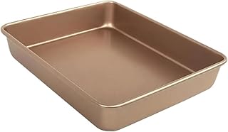 Nonstick Baking Pan Set- 11-Inch Rectangle Cake Sheets, Bread Loaf& Turkey Roasting Trays Bakeware