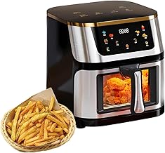 DigitaL Fryer 10L, 8-in-1 Fryer Oven With CoLor Touchscreen, for Steak, Bake & Roast, Easy-to-Use With Precision ControLs