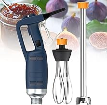 Commercial Immersion Blender,Heavy-Duty Hand Blender,Variable Speed Blender with 304 Stainless Steel Blades, Multi-Functional Portable Blender,Suitable for soups, Smoothies.