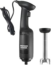 Electric Immersion Blender - Commercial Hand Held Stick Mixer for Mixing Vegetables and Potatoes, Fixed Speed, Heavy Duty Design