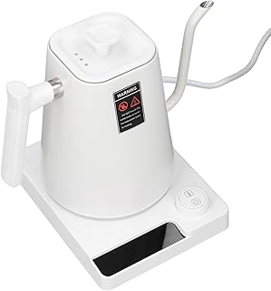 Yinhing Electric Gooseneck Kettle, 304 Stainless Steel Smart Temperature Control Kettle with LCD Display and Keep Warm Function, for Home Office Coffee Tea Brewing (US Plug 110V)