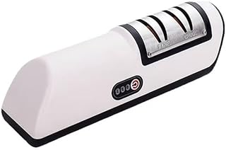 Professional Electric Knife Sharpener, 2-Stage Precision Sharpening System (Fine & Ultra-Fine), Restore Dull Blades in Seconds, Razor Sharp Edge for Chef Knives & Scissors, 100-240V