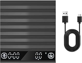 Scale for Coffee,2kg/0.1g Precision Small Kitchen Gadgets,LED Display Kitchen Coffee Scales | for Baking Cooking Brewing Food Meal Powder Home Bar Camping Travel