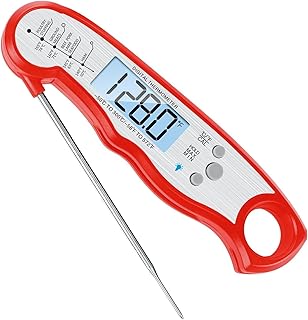 Digital Meat Thermometer Waterproof Instant Read Food Thermometer for Cooking and Grilling