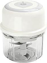 Wireless Garlic Chopper, 8.5 Oz Portable Electric Food Processor, Usb Rechargeable, Type-C, One-Touch, Easy Clean