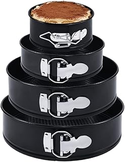 Round Baking Pans, Springform Cake Pan, Nonstick Bakeware Mold with Removable Bottom Design, Leakproof Cheesecake Tin with Secure Locking Latch, Baking Pan Set, Round Cake Mold for Home Use