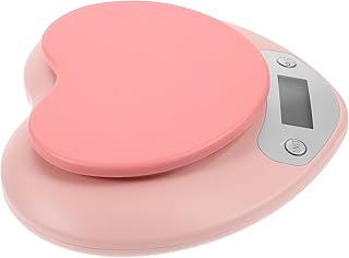 Plastic Electronic Kitchen Scale 5kg High Precision Digital Pastry Scale Portable with LCD for Cooking and Baking Use