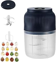 Household Electric Garlic Crusher, Mini Portable Veggie Chopper USB Charging Wireless Food Processor,Wireless Veggie Grinder,For Most People (1Pcs)