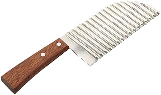 Wavy Potato Cutter Stainless Steel Household French Fries Crinkle Cutting Tool Multi-purpose Vegetable Slicer Kitchen Mandoline for Home Cooking