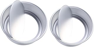 Non-stick Aluminum Mousse Cake Mold Set 6 8 Inch round Cake Pans for Baking Pastry Desserts DIY Baking Tool for Home and Professional Use