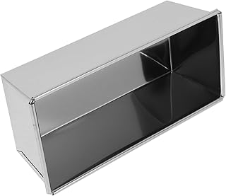 Stainless Steel Bread Loaf Pan Square Toast Mold Bakeware Mold for Oven Baking, 1pcs Nonstick Sandwich Loaf Pan Suitable for Home Baking and Kitchen Use
