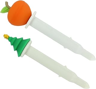 2pcs Meat Thermometer Stainless Steel Instant Read Food Temperature Probe Oven Safe for Cooking Barbecue BBQ Smoker Kitchen Use with Pop-Out Gauge