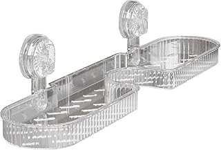 Faucet Hanging Rack, Removable Storage Organizer, Suction Cup Shelves, Bathroom Kitchen Counter Holder, Soap Dish Cloth Organizer, Dangling Faucet Storage Rack For Organization