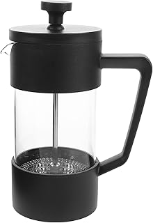 Glass Coffee Maker 350ml Borosilicate Glass Cold Brew Coffee Pot with Filter and Plunger for Camping and Kitchen Use