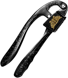 Manual Garlic Press Crusher Zinc Alloy Handheld Garlic Mincer for Home Cooking and Kitchen Use