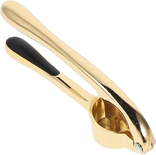 Garlic Press and Mincer Zinc Alloy Garlic Grinder with Handle for Home Kitchen Food Presser and Ginger Smasher