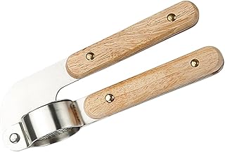 Stainless Steel Garlic Press Manual Garlic Mincer for Kitchen Use Sturdy 304 Stainless Steel Cooking Accessory