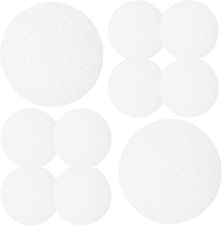 10pcs Silicone Steamer Cloths Non-stick round Steamer Pads 16cm High Temperature Resistant Reusable Baking Mats for Steamed Buns Kitchen Cooking Accessories