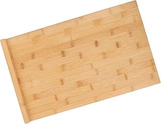 Oversized Wood Cutting Board 50x30cm over Sink Use Vegetable and Meat Chopping Board with Raised Lip Sturdy Kitchen Prep for Pizza Charcuterie and Bread
