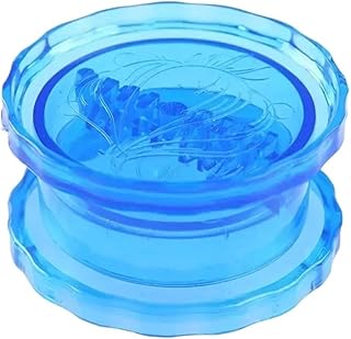 2pcs Kitchen Multifunctional Garlic Crusher Manual Press Roll Chopper Home Accessories(Blue)