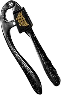 Manual Garlic Press Zinc Alloy Masher Handheld Garlic Crusher for Kitchen Cooking with Peeler Tool for Home and Restaurant Use