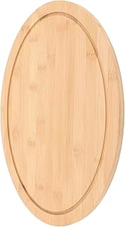 Milisten Corner Countertop Cutting Board for Kitchen Food Chopping round Wood Cutting Board for Space-saving Kitchen Use