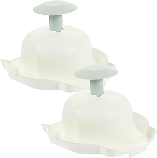 Zerodeko 2pcs Multi-functional Finger Protector Hand Guard for Vegetable Slicer, Food Safety Holder with Sturdy Blue Plastic, Suitable for Kitchen Mandoline Cutting and Grating Tasks