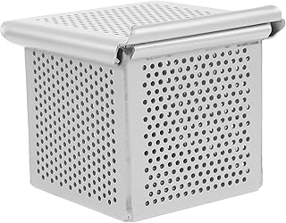 Zerodeko Mini Pullman Loaf Pan with Lid 7x7x7cm Perforated Aluminum Bread Baking Mold Household Toast Bread Pan for Oven Baking