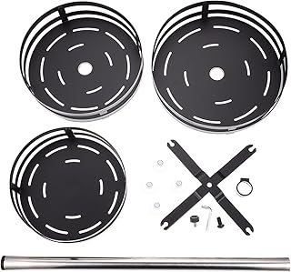 Rotatable 360° Three-layer Seasoning Rack Spice Bottle Stand Kitchen Organizer Multi-function Storage Holder for Home Pantry and Countertop Use