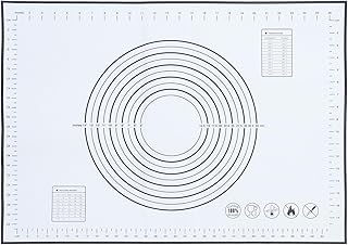 NUOBESTY Silicone Baking Mat 50x70cm Anti-slip Pastry Pad Non-stick Thick Cake Cushion for Oven Baking and Dessert Preparation