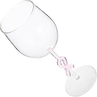 ARTIBETTER Unique Party Wine Glasses Set, Creative Cocktail Liquor Glasses with Footed Goblet Design, Glass Wine Flute for Bar, Festival, and Restaurant Use