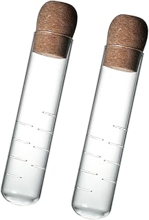 NUOBESTY 2pcs Glass Tea Strainer Tube Set Fine Mesh Filter Loose Leaf Tea Infuser Tool Home Office