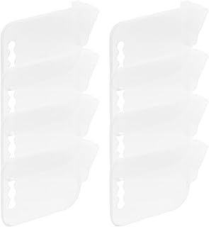8pcs Multipurpose Pp Drawer Dividers Organizer Set, Adjustable Home and Office Drawer Partition Boards for Closet, Kitchen, and Desk Storage