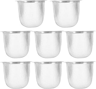 VICASKY 8pcs Stainless Steel Tea Infuser Set 5.8x5cm Reusable Mesh Tea Strainer Filters for Brewing at Home Or Office