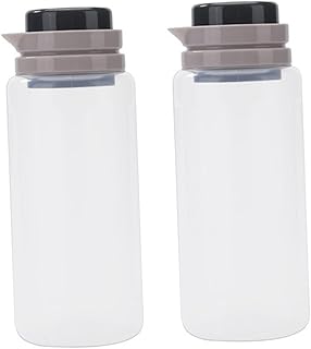 Sealable Food Storage Containers with Lids, 1.5l Moisture-proof Grain and Snack Airtight Jars, Large Capacity Kitchen Organizers for Pantry Storage, 2pcs Brown Lid