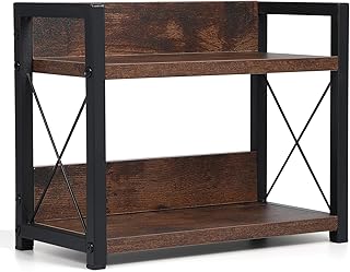 VICASKY Spice Rack Kitchen Counter Organizer Tray Low Shelf Condiment Holder Small Coffee Organizer for Pantry Bathroom Countertop Storage