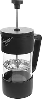 DECHOUS Manual Coffee Maker 350ml Borosilicate Glass Outdoor Camping Coffee Pot with Heat-resistant Filter, Espresso Press for Travel and Home Brewing