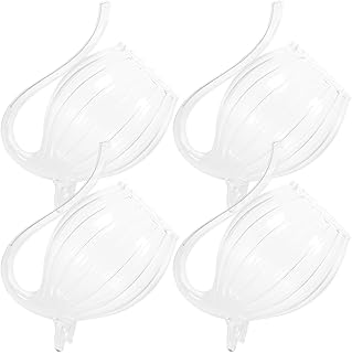 Creative Glass Vampire Wine Glasses 300ml, Heat-resistant Juice and Cocktail Drinking Cups 4pcs Set for Holiday Entertaining and Everyday Use