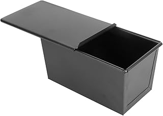 Non-stick Loaf Pan with Sliding Cover 600g Bread Baking Mold Household Toast Box Bakeware for Oven Bread Making