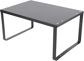 VICASKY Metal Spice Rack Seasoning Holder Kitchen Storage Rack Countertop Pan Holder Medium Size Desktop Organizer for Home Cooking