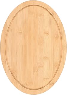 VICASKY Corner Wooden Kitchen Cutting Board for Countertop round Food Chopping Board with Space-saving Design for Fruits and Vegetables
