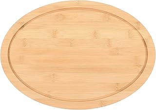 Artibetter Corner Countertop Cutting Board Double-sided Wood Kitchen Cutting Board for Meat and Vegetables Space-saving round Design for Home Cooking