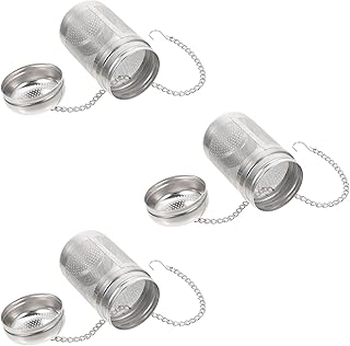 3 Pieces Stainless Steel Tea Infuser Set 316 Wear-resistant Small Tea Strainers Household for Brewing