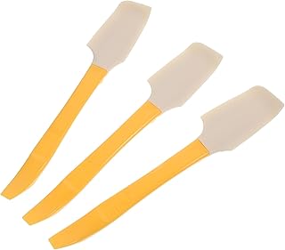 NUOBESTY 8pcs Small Silicone Jar Scrapers and Spatulas Set, Food-grade Soft Silicone, Heat-resistant, Nonstick Cookware Compatible, Kitchen Utensils for Baking, Spreading, and Cooking